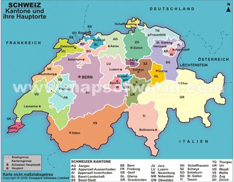 schweiz hauptstadt|Schweiz: Hauptstädte der Kantone